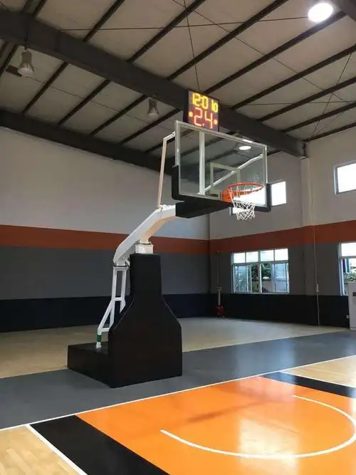 手动液压篮球架 比赛升降篮球架 nba专用篮球架电动液压篮球架 仿液压