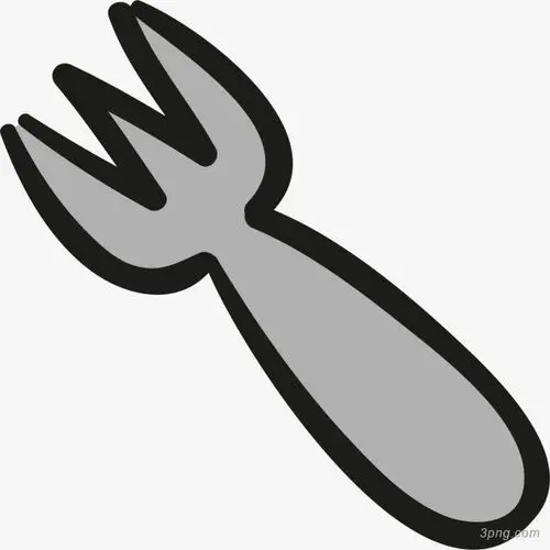 卡通叉子与辣椒手绘叉子矢量手绘叉子婚礼叉子和勺子叉子粉红恶魔叉子