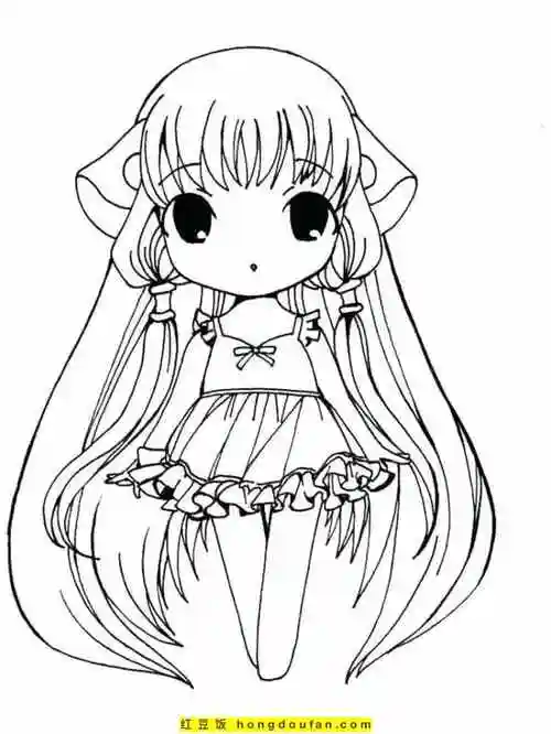 二次元,公主,公主涂色,卡通,变装娃娃,可爱,女生最爱,少女,少女漫画