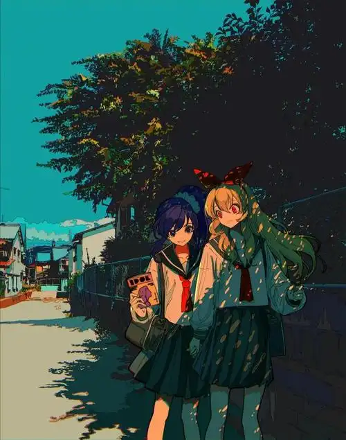 日本插画师"焦糖"画风独特的插画作品欣赏!色彩运用相当绚丽!