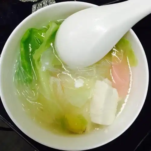 洗手做羹汤123做的白菜粉丝汤