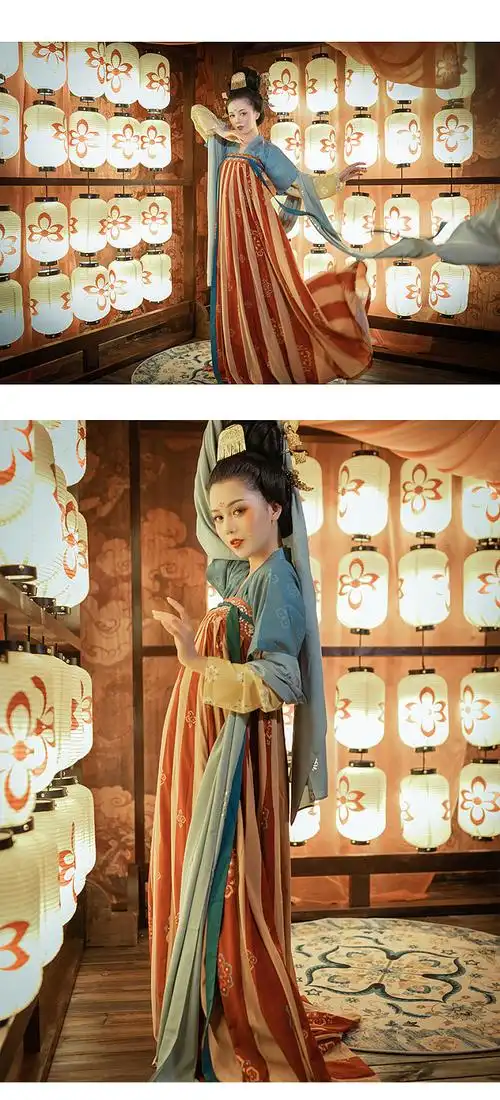 花朝记汉服x长安十二时辰戌时61日晚残妆齐胸裙7米摆66破女装tmall