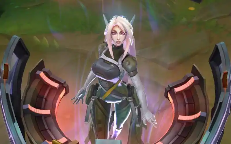 琴女这款t2皮肤居然还有恐怖要素灵能特工娑娜3d双形态全特效揭秘