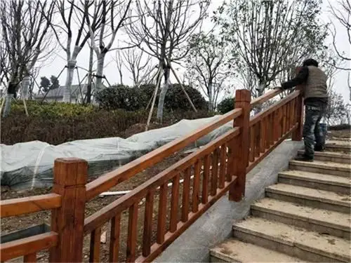 四川木栈道栏杆厂家 木栈道防腐木批发