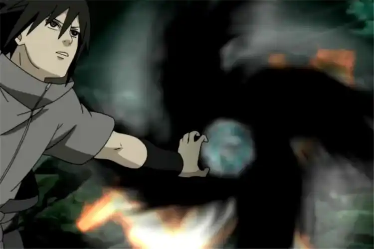 漩涡鸣人的风遁超大玉螺旋手里剑和宇智波佐助的炎遁须佐能乎加具土命