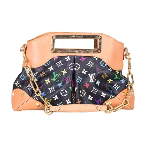 [8.5新]路易威登lv女士黑三彩金链两用包judy系列10007642