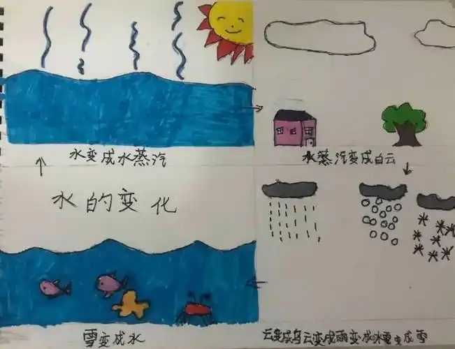《我是什么》——"水的变化"之连环画