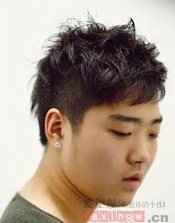 头型比较圆的男生发型-发型百科