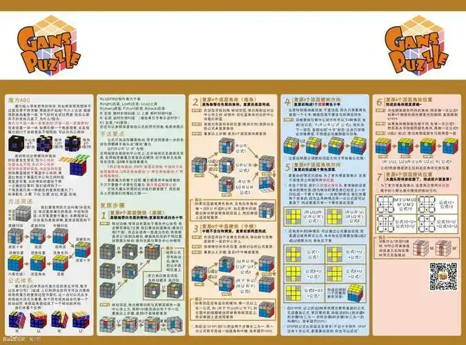 魔方的详细图解 高悬赏哦