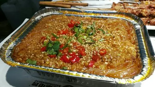 锡纸烤粉丝技术学习 ,久福教你正宗锡纸烤粉丝制作过程 .