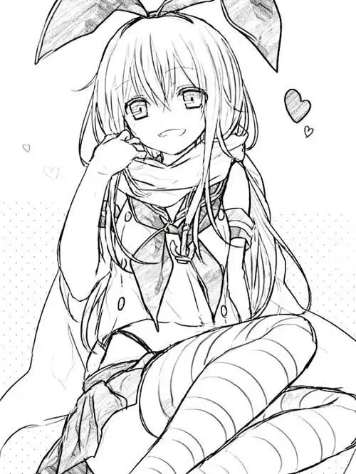 简笔画 卡通 漫画 手绘 头像 线稿 316323绘动漫 简笔画 线稿 黑白配