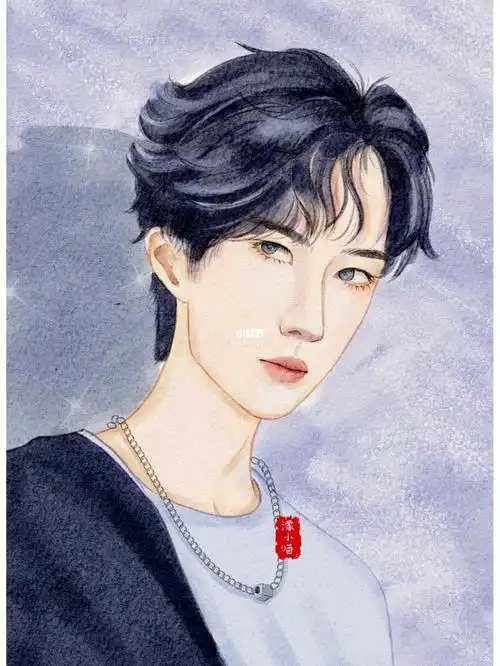 感觉比上次画#王一博  的时候好了那么一点了 procreate绘画  #插画