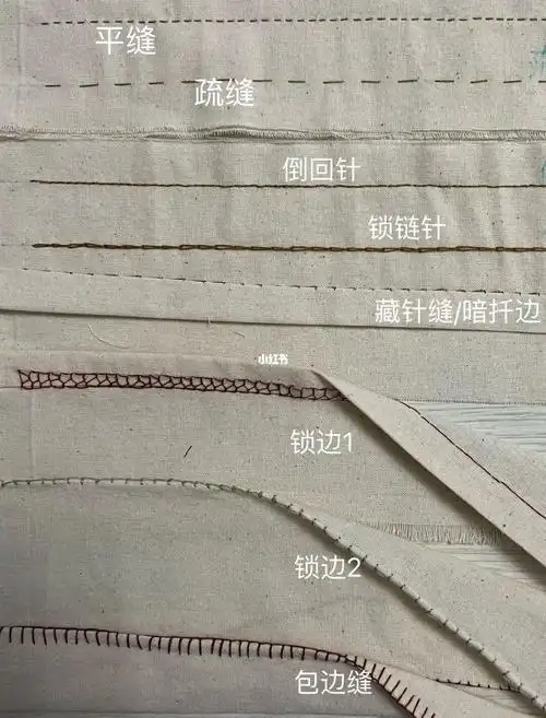 yixuan服装工艺课第四课手缝针法