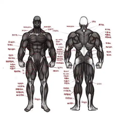 人体肌肉图
