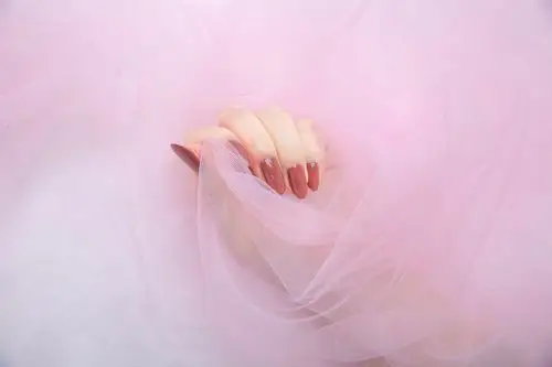 ins风单色雾纱拍照背景布纱布美甲拍照道具手拿摆件指甲摄影装饰