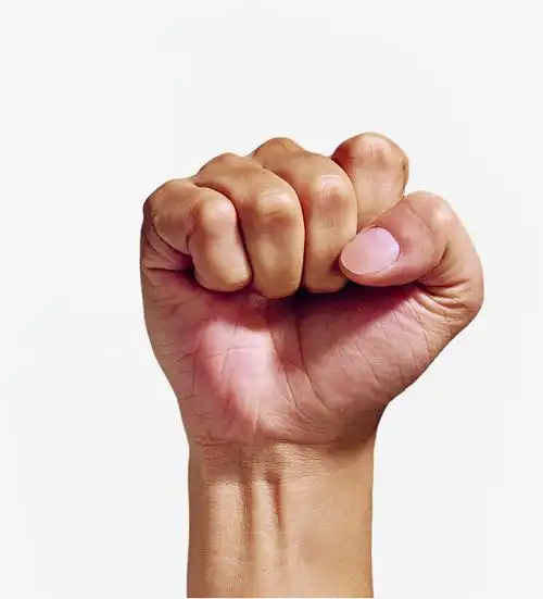 五一劳动节手绘拳头