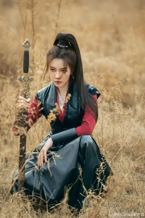 宋妍霏战损妆##宋妍霏高马尾古装造型