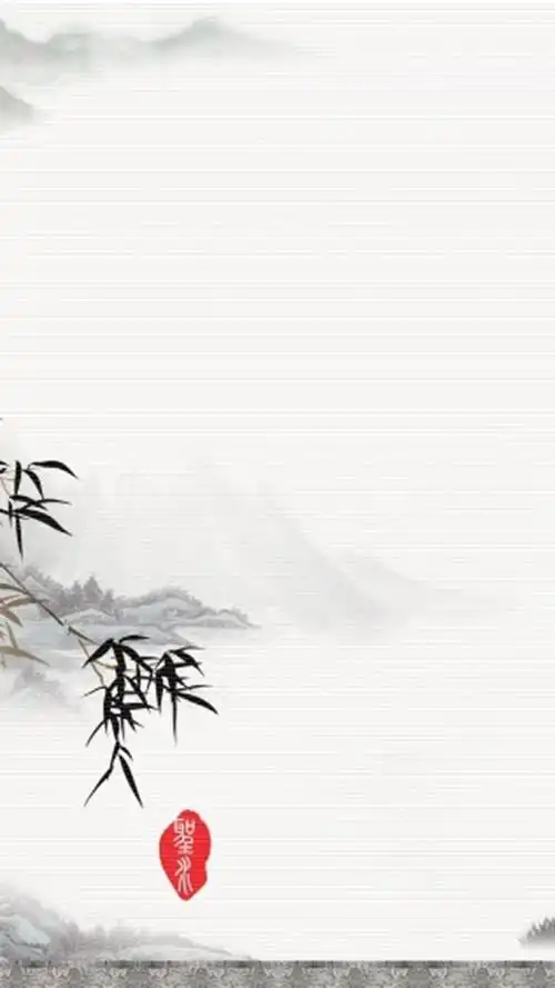 简约古风h5图设计模板素材