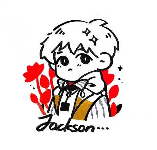 分享q版易烊千玺九宫格,各样造型可爱至极