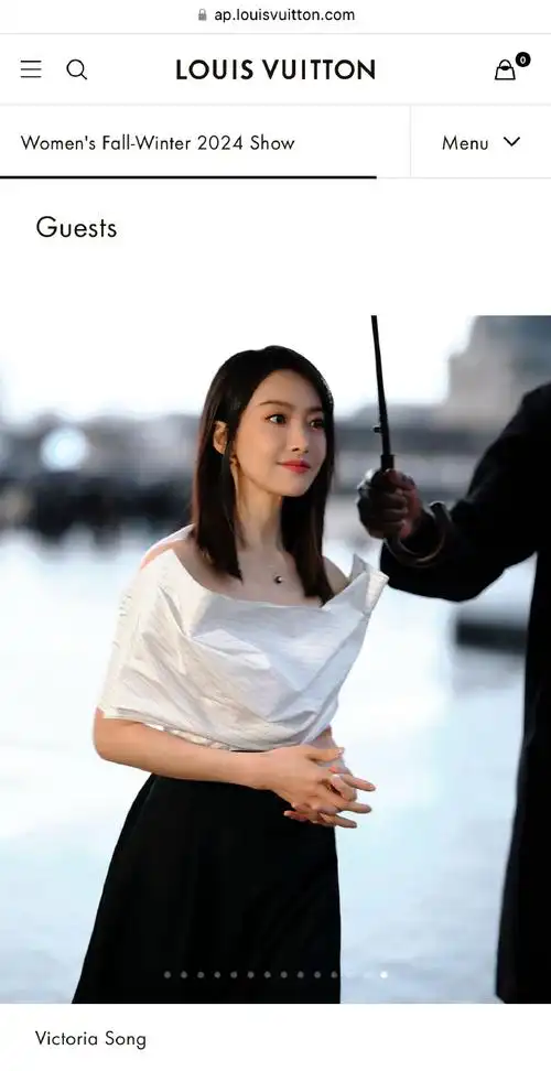 宋茜lv品牌代言人##宋茜巴黎时装周##lv秋冬24女装秀