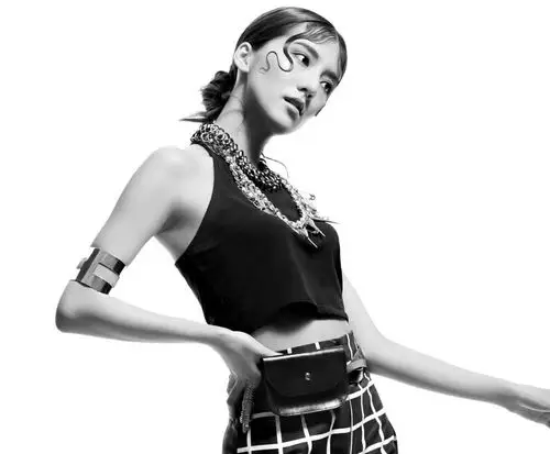 吴千语黑白片时尚写真壁纸