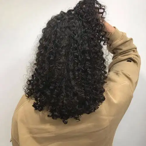 满头卷发型,头型长不好的就这样烫,今年很流行|头型|发型|烫发_新浪