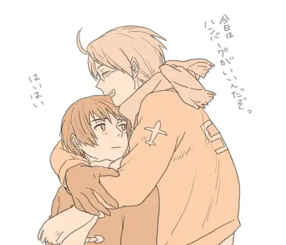 黑塔利亚##凸凹组#暖暖的呢