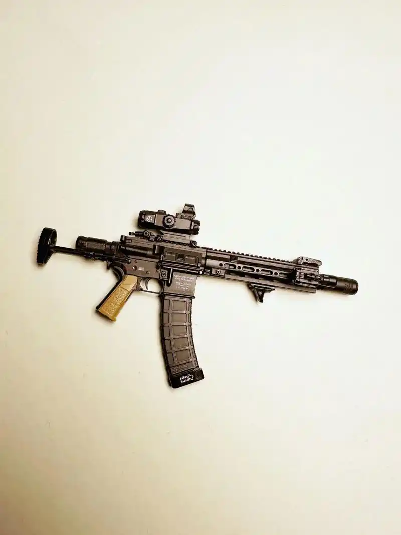 我的萌宠--hk416c 大弹夹才能配得上