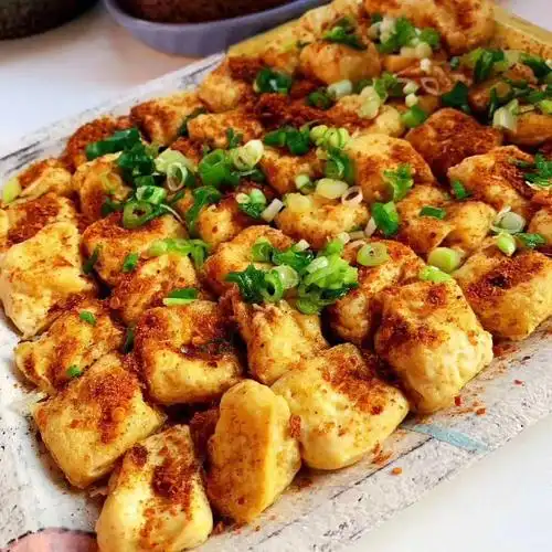 云南燃爆的包浆豆腐!外酥里嫩,一口爆浆!马甲线要守不住了!_石屏