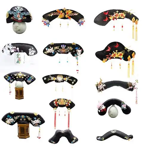 皇后旗头清朝后宫妃子格格假发延禧攻略富察其它假发