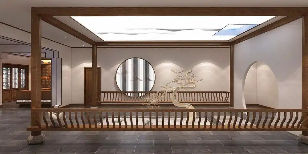 融入新中式风格,全新的中医馆装修设计