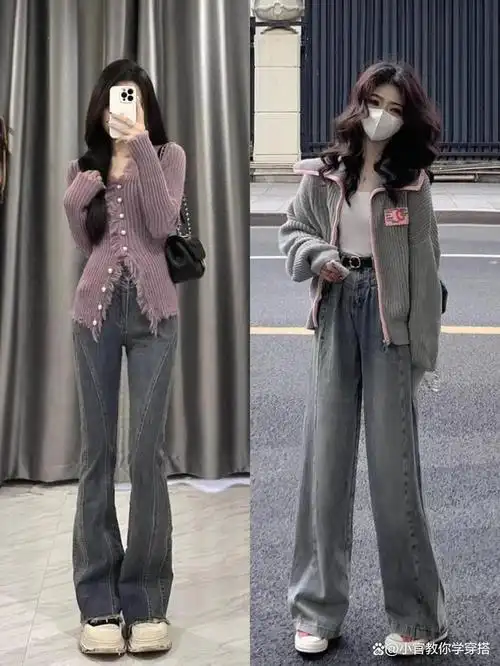 穿衣搭配--春季小个子女生提升高腰线的穿搭.