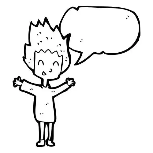 兴奋的男孩,矢量, 卡通兴奋的男孩,在一个白色的背景上