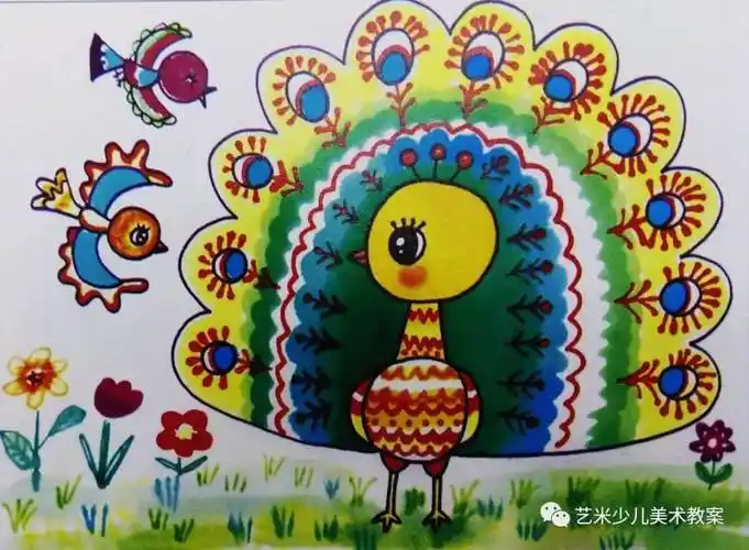 大班幼儿水彩画作品幼儿园水彩画作品图片简单