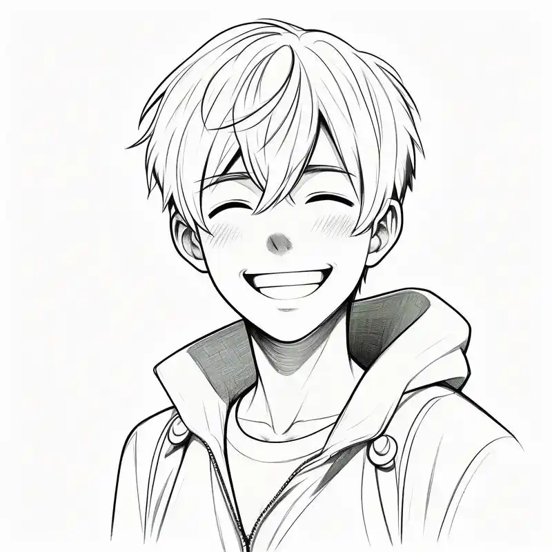 男生头像线稿|96素描魅力,你get了吗?