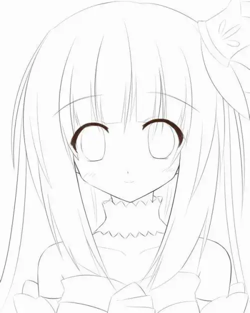 求sai软件作业,线稿加图层文件(任何动漫人物都可以,最好柯南哦),发我