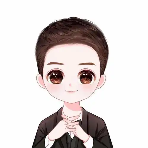 一组非常精美的q版手绘头像,男女头像