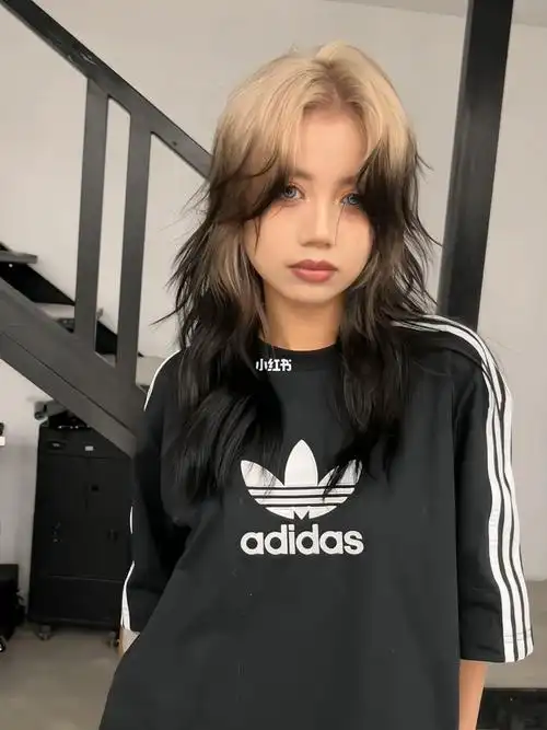 爆顶染氛围感染发黑色渐变日系高层次