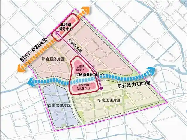 规划| 太仓港城中心区控规公示,教育,交通,用地等多维布局