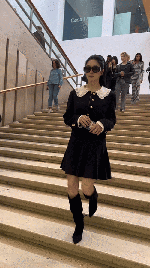 路人拍的张雨绮##张雨绮发际线