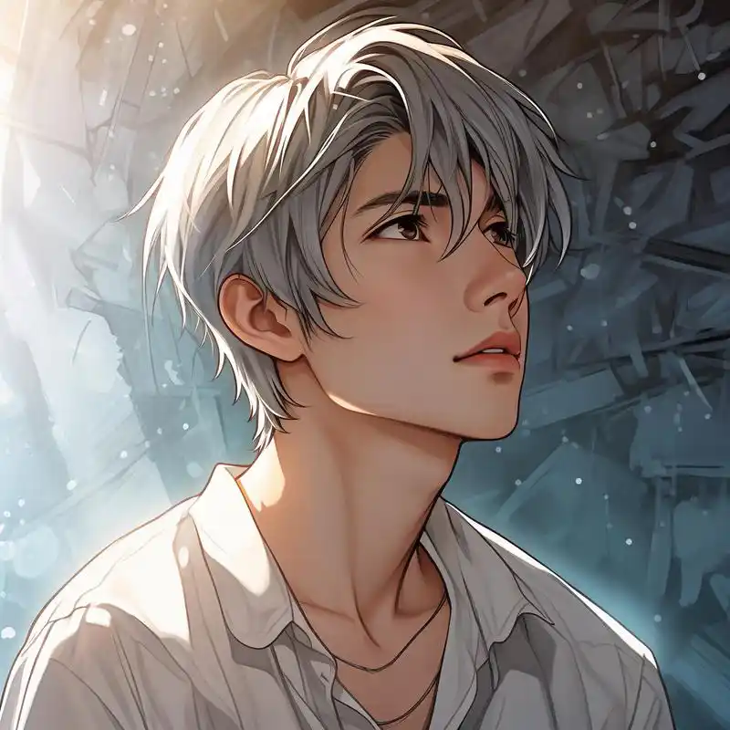 99唯美白衬衫男生头像92