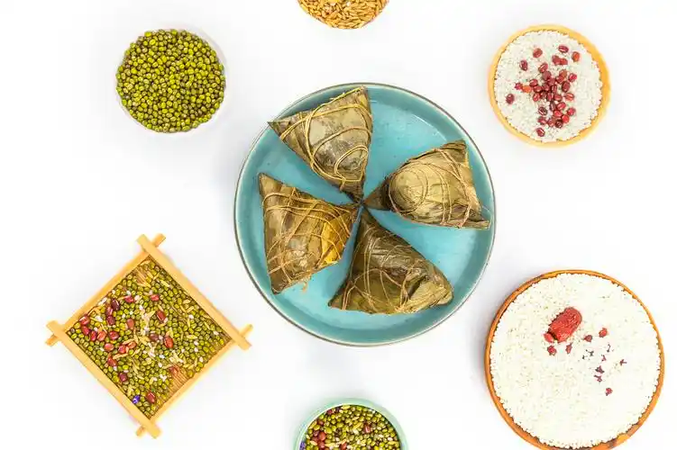 端午节日粽子食材图片