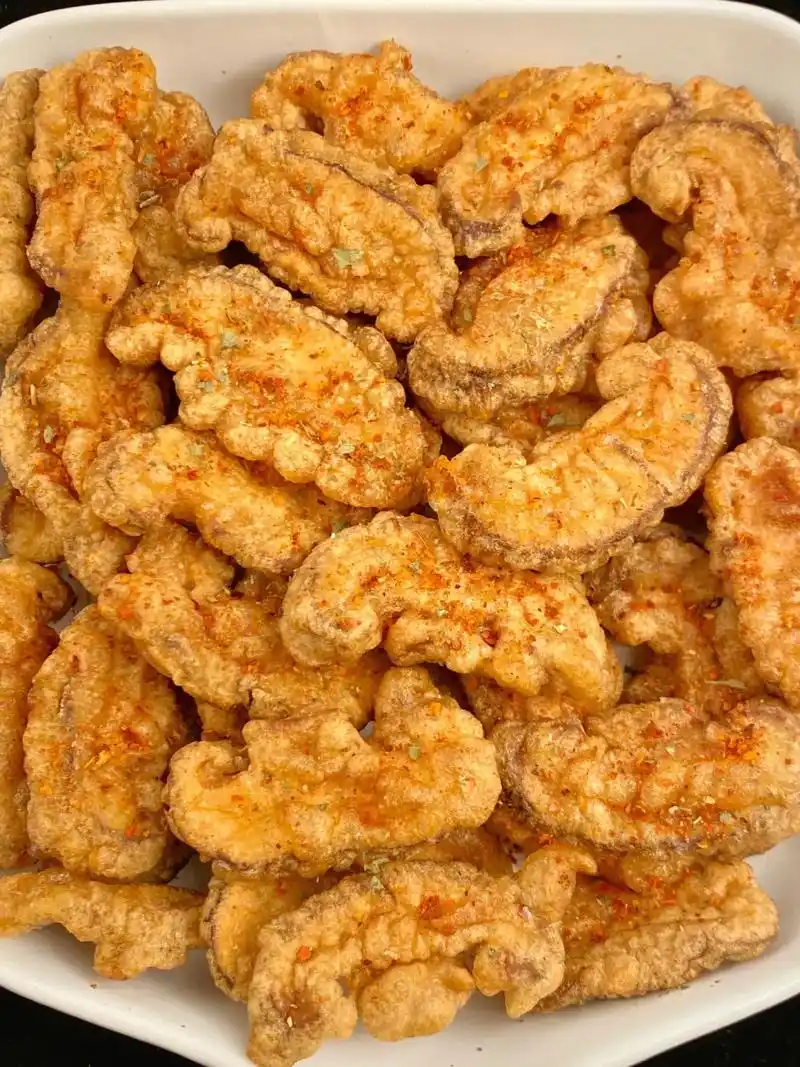 我被全家人夸了!脆炸香菇一出锅就炫到我了,巨好吃 - 抖音