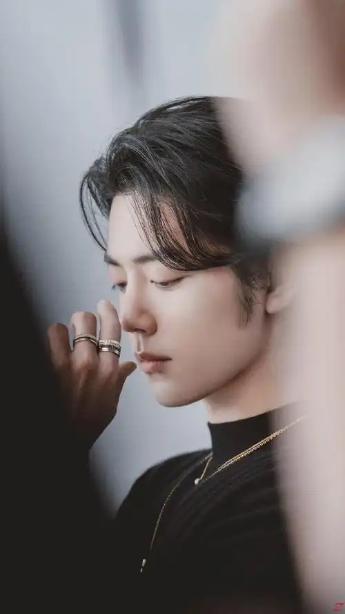 日常见肖战##肖战狼尾侧颜#壁纸@x玖少年团肖战daytoy