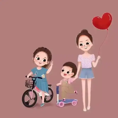 卡通全家福(卡通全家福五口人图片)-生活常识-江湖救急网