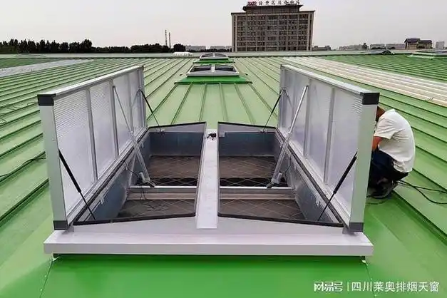 莱奥天窗|三角型电动采光排烟天窗制作工艺|窗框|玻璃_网易订阅