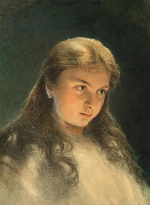 俄罗斯人物肖像油画画家维克多阿列克谢维奇鲍勃罗夫作品