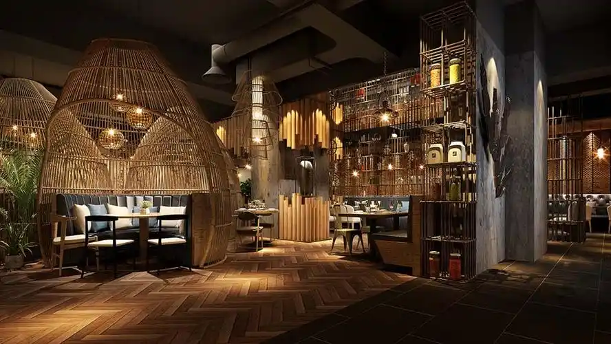 大厅卡座效果图1