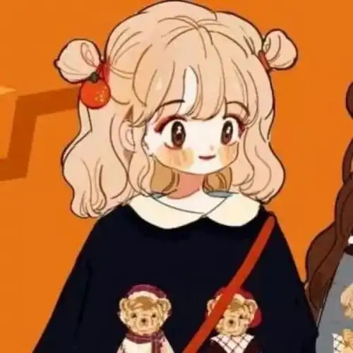 闺蜜手绘头像一人一半