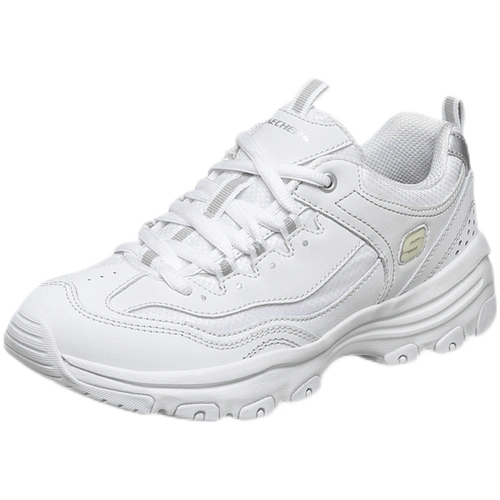 斯凯奇女鞋老爹鞋女休闲运动鞋厚底增高百搭小白鞋88888250白色wht395